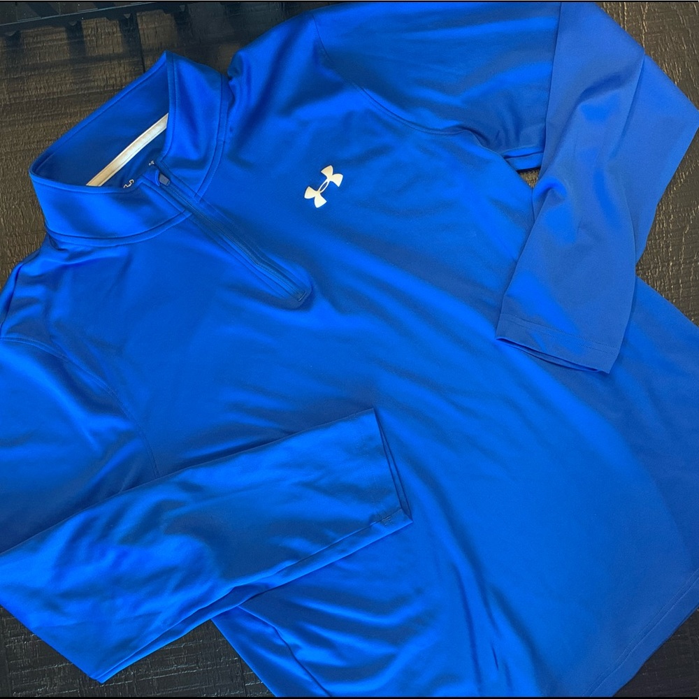 Under Armour 1/4 Zip - Blue - Light Weight - CHEAP